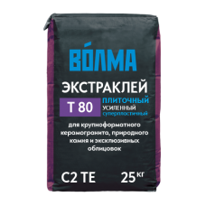 Плиточный клей ВОЛМА Экстраклей, Т80, 25 кг
