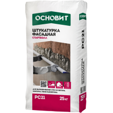 Штукатурка фасадная Основит Стартвэлл PC21, 25 кг