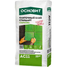 Плиточный клей ОСНОВИТ Старпликс AC11 универсальный, 25 кг