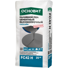 Наливной пол ОСНОВИТ НИПЛАЙН FC42 H высокопрочный, 25 кг